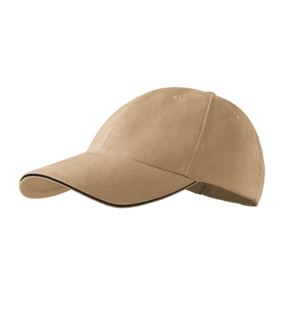 Czapka unisex Sandwich 6P P026007F piaskowy