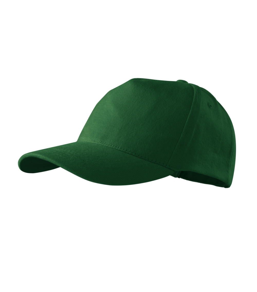 Czapka unisex 5P P024295F zieleń butelkowa