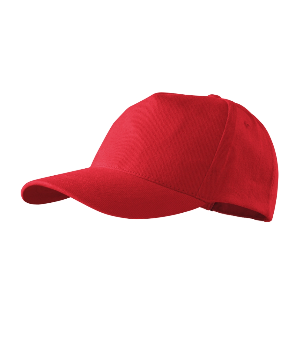 Czapka unisex 5P P024295F czerwony