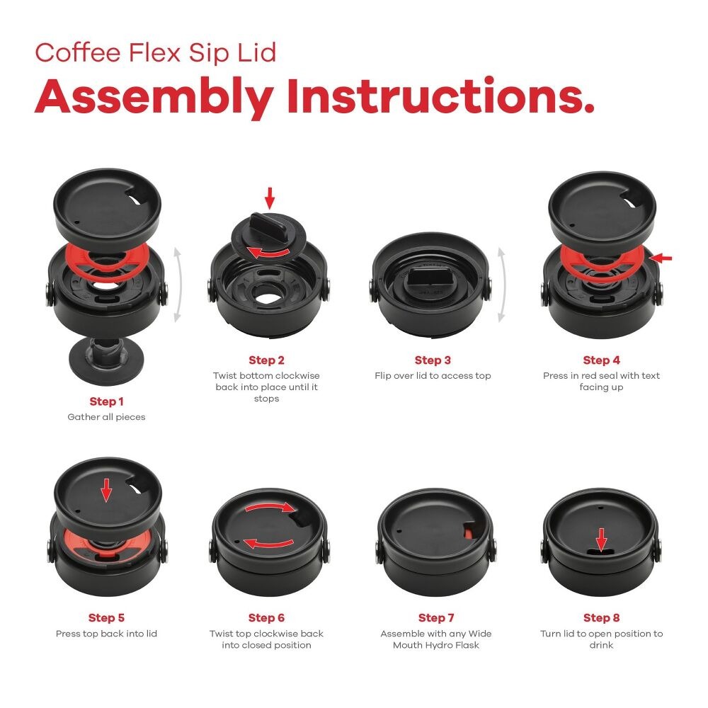 355 ML WIDE FLEX SIP LID BLACK P154694P 4 355 ML WIDE FLEX SIP LID BLACK P154694P