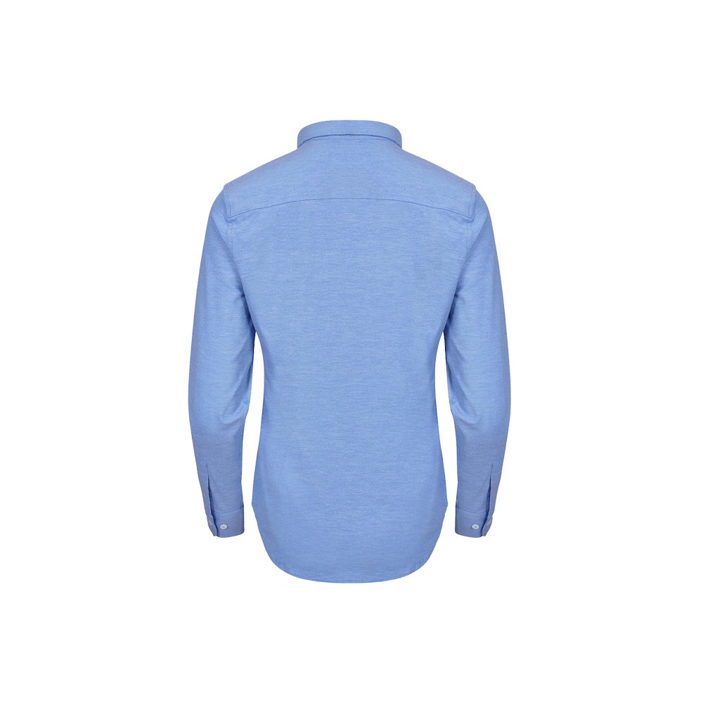 VL PRITHVI WOMEN. Koszula Oxford (180 g/m²) dla kobiet, wykonana z bawełny (50%), poliestru (45%) i elastanu (5%) P153675S granatowy