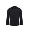 VL AGNI. Kurtka kucharska unisex (190 g/m²) z bawełny (35%) i poliestru z recyklingu (65%) P153747S czarny