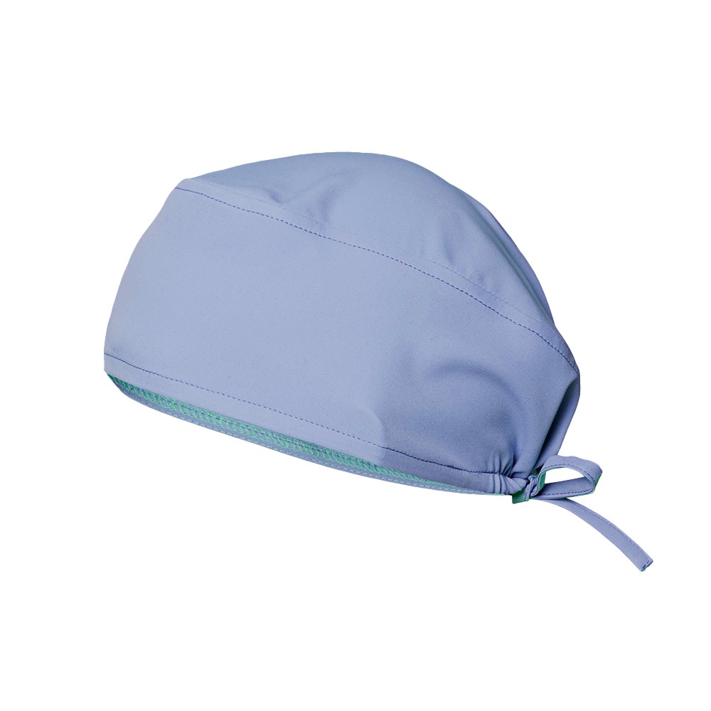 VL SAGA. Czapka ochronna (140 g/m²) wykonana w 100% z mikrofibry P153761S pastelowy niebieski