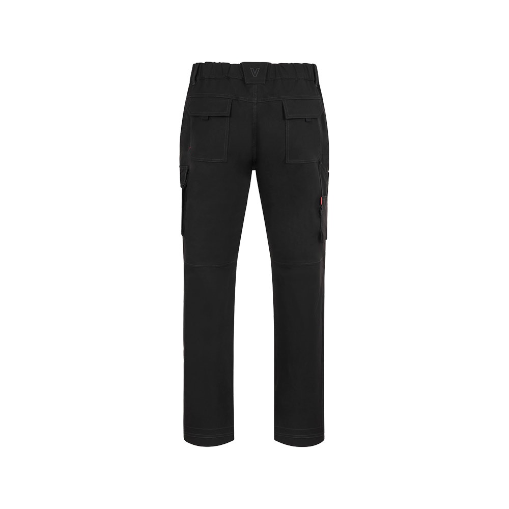 VL NYMPHS. Spodnie 4-Xtreme z tkaniny skośnej (280 g/m²) wykonane w 100% z elastomultiestru EME P153956S czarny