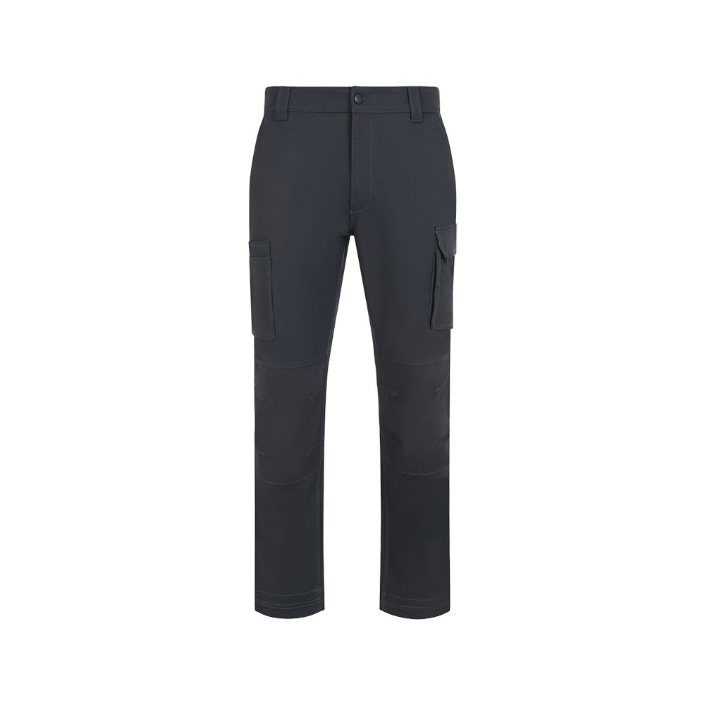 VL NYMPHS. Spodnie 4-Xtreme z tkaniny skośnej (280 g/m²) wykonane w 100% z elastomultiestru EME P153956S ciemny szary