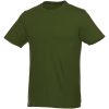 Męski T-shirt z krótkim rękawem Heros P070512C zieleń wojskowa