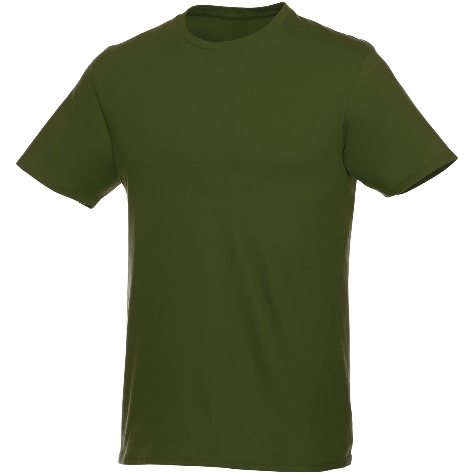 Męski T-shirt z krótkim rękawem Heros P070512C zieleń wojskowa