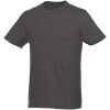 Męski T-shirt z krótkim rękawem Heros P070512C szary sztormowy