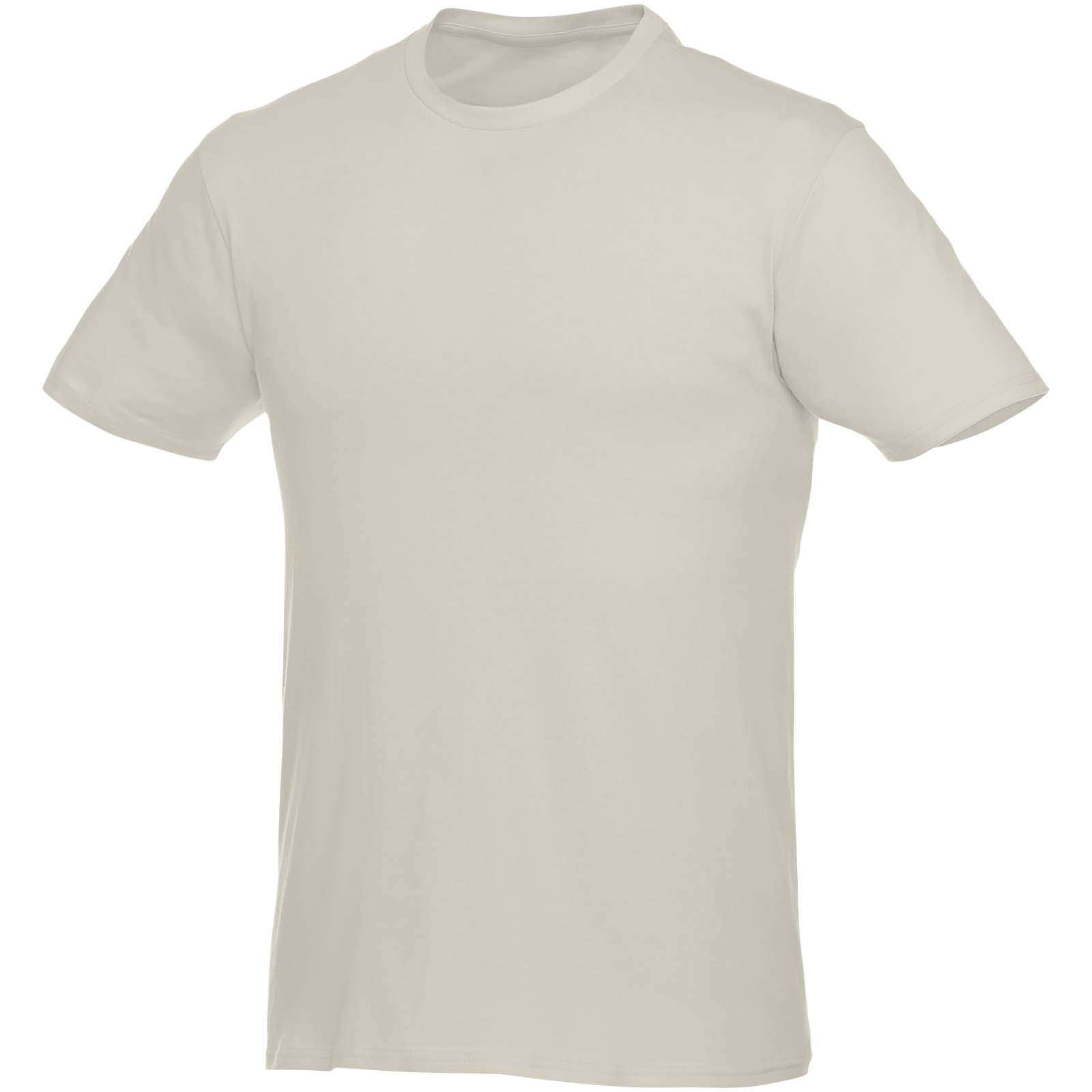 Męski T-shirt z krótkim rękawem Heros P070512C jasnoszary