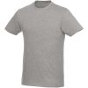 Męski T-shirt z krótkim rękawem Heros P070512C szary melanż