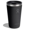 473 ML ALL AROUND TUMBLER PRESS-IN LID BLACK P154750P