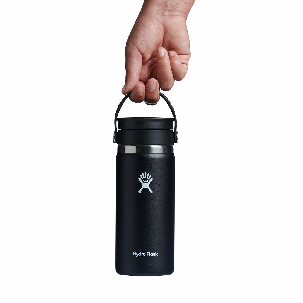 473 ML WIDE FLEX SIP LID BLACK P154700P