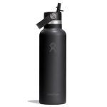 621 ML STANDARD FLEX STRAW CAP BLACK P154686P 