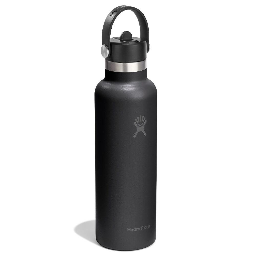 621 ML STANDARD FLEX STRAW CAP BLACK P154686P