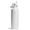 621 ML STANDARD FLEX STRAW CAP WHITE P154683P