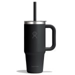 710 ML TRAVEL TUMBLER CLEAR LID BLACK P154709P 