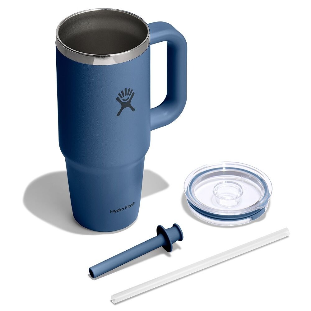 710 ML TRAVEL TUMBLER CLEAR LID HARBOR BLUE P154704P