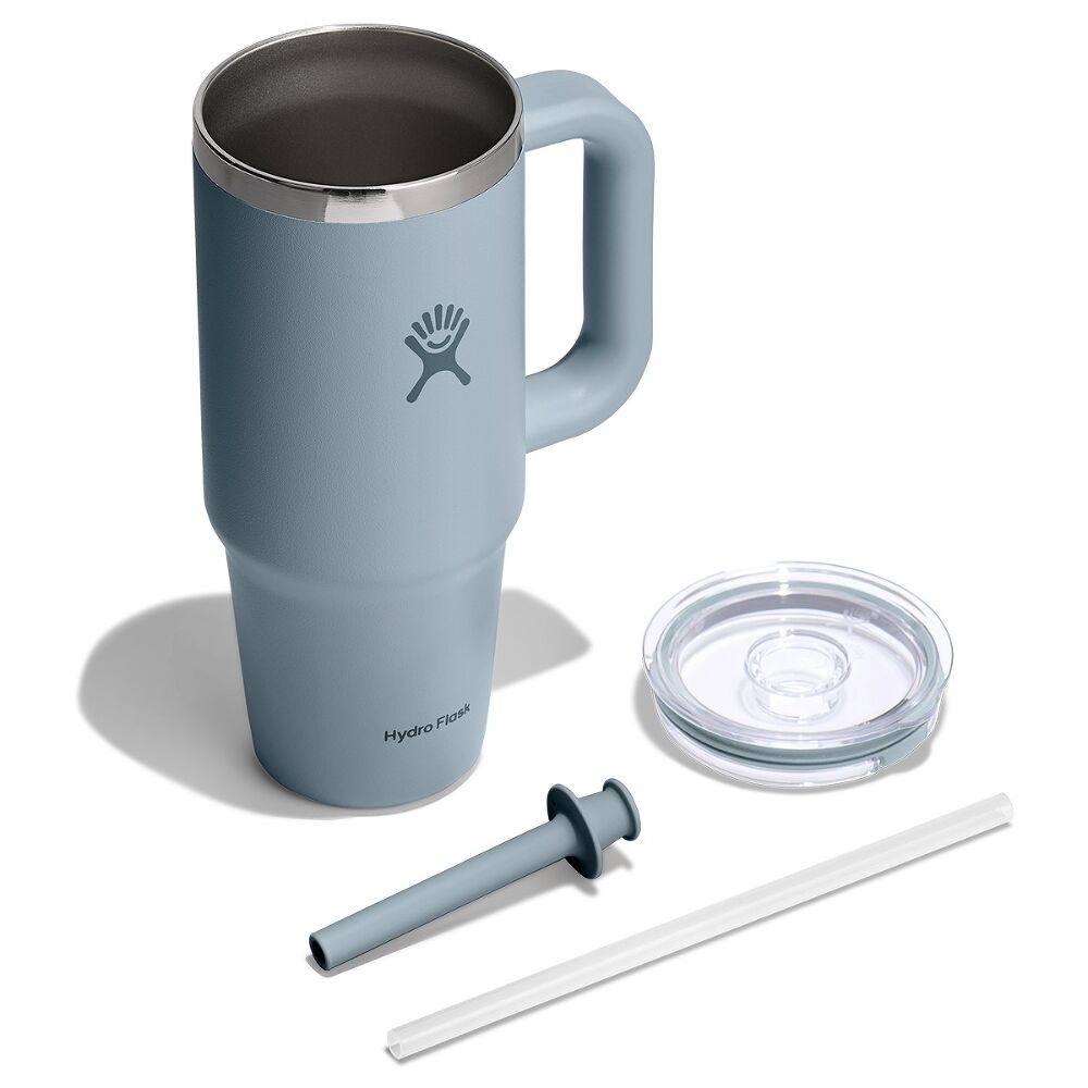 710 ML TRAVEL TUMBLER CLEAR LID SHALE GRAY P154705P
