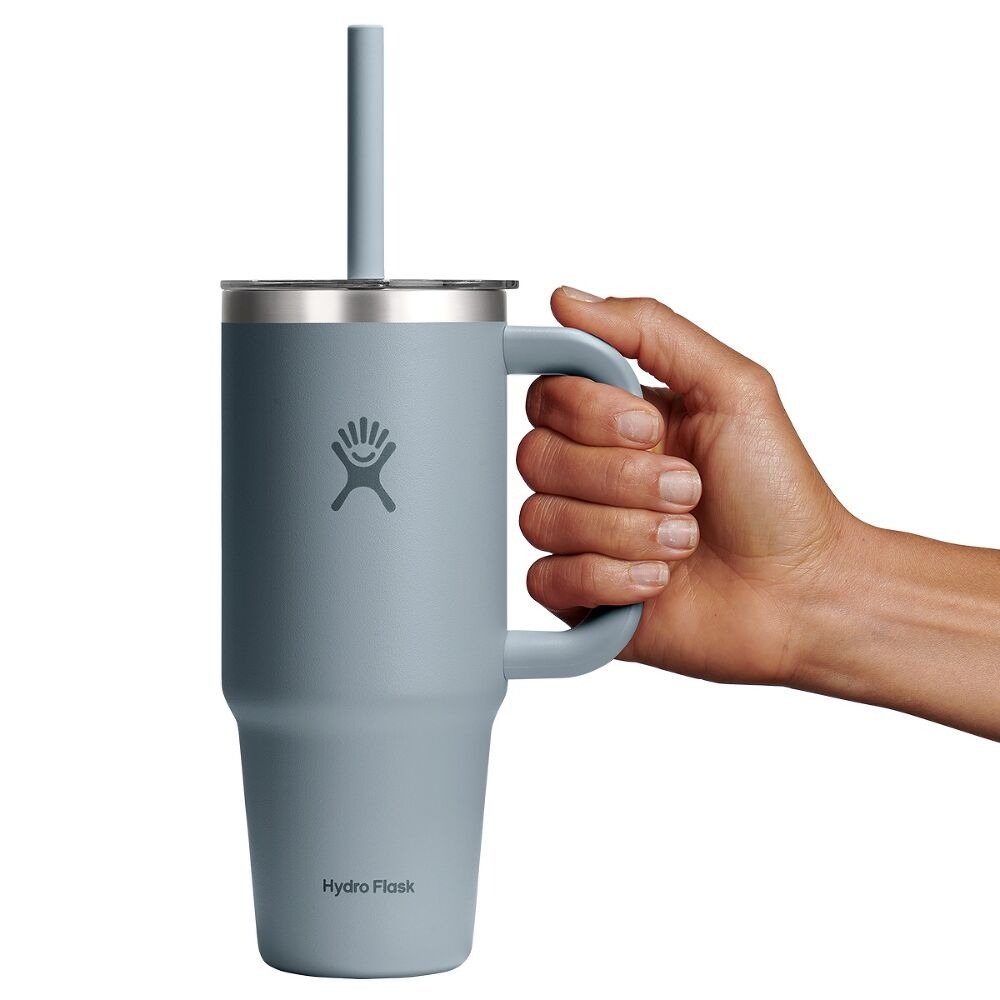 710 ML TRAVEL TUMBLER CLEAR LID SHALE GRAY P154705P