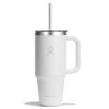 710 ML TRAVEL TUMBLER CLEAR LID WHITE P154710P 1 710 ML TRAVEL TUMBLER CLEAR LID WHITE P154710P