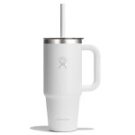 710 ML TRAVEL TUMBLER CLEAR LID WHITE P154710P 