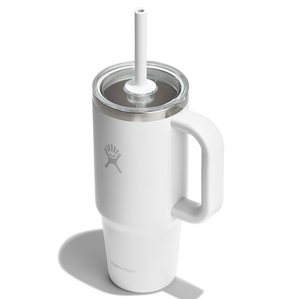 710 ML TRAVEL TUMBLER CLEAR LID WHITE P154710P 2 710 ML TRAVEL TUMBLER CLEAR LID WHITE P154710P