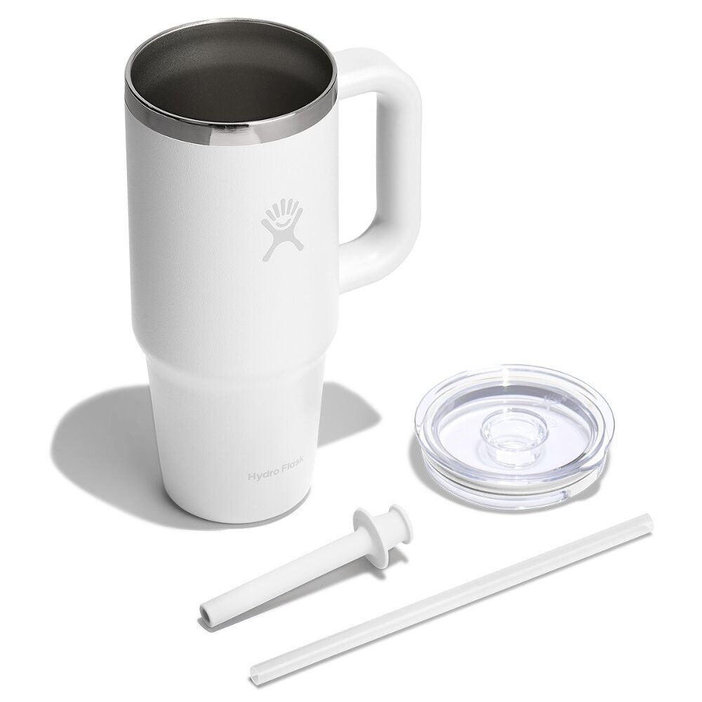 710 ML TRAVEL TUMBLER CLEAR LID WHITE P154710P 3 710 ML TRAVEL TUMBLER CLEAR LID WHITE P154710P