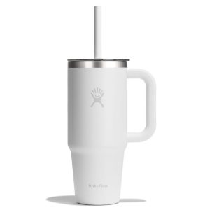 710 ML TRAVEL TUMBLER CLEAR LID WHITE P154710P 