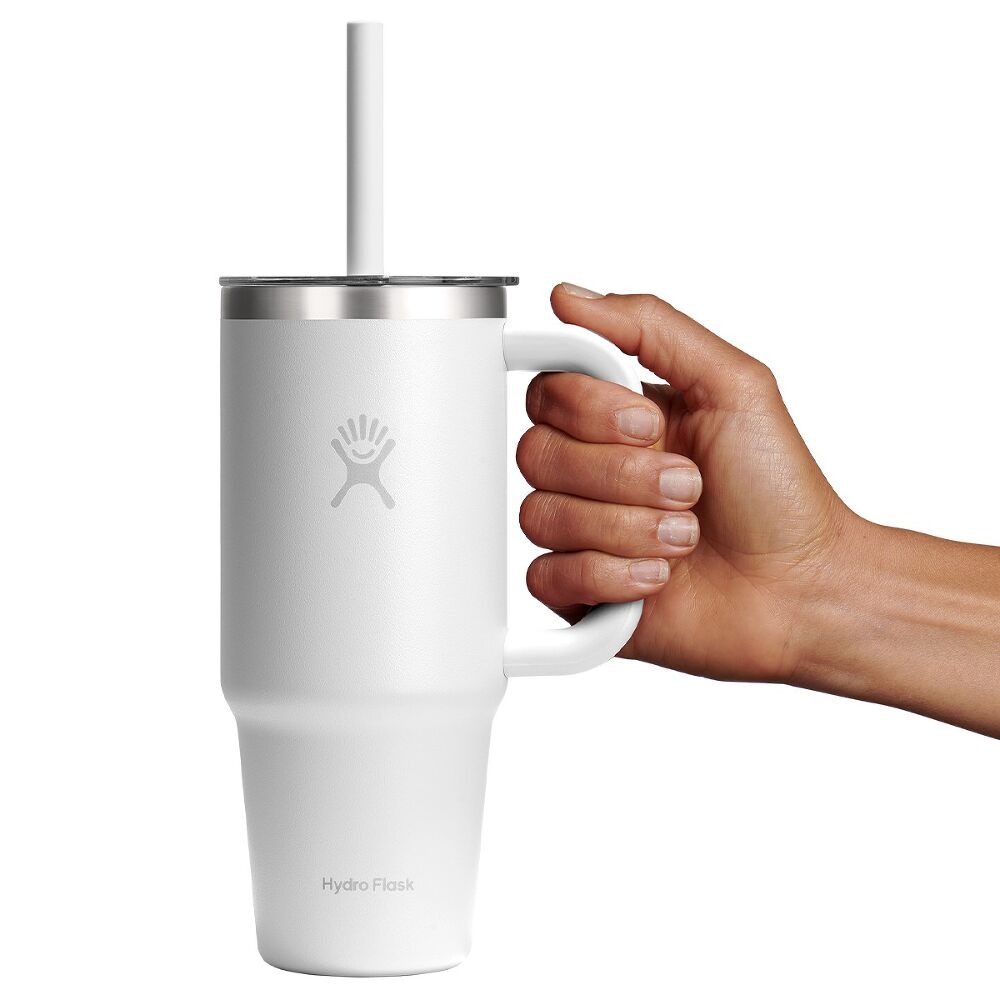 710 ML TRAVEL TUMBLER CLEAR LID WHITE P154710P 4 710 ML TRAVEL TUMBLER CLEAR LID WHITE P154710P