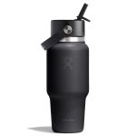 710 ML WIDE FLEX STRAW TRAVEL BOTTLE BLACK P154658P 