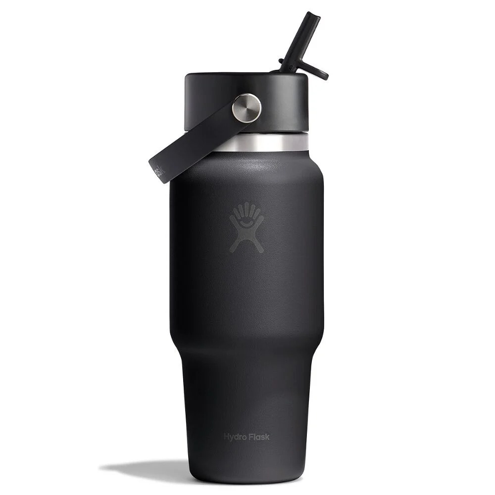 710 ML WIDE FLEX STRAW TRAVEL BOTTLE BLACK P154658P PM-WT24CFS001