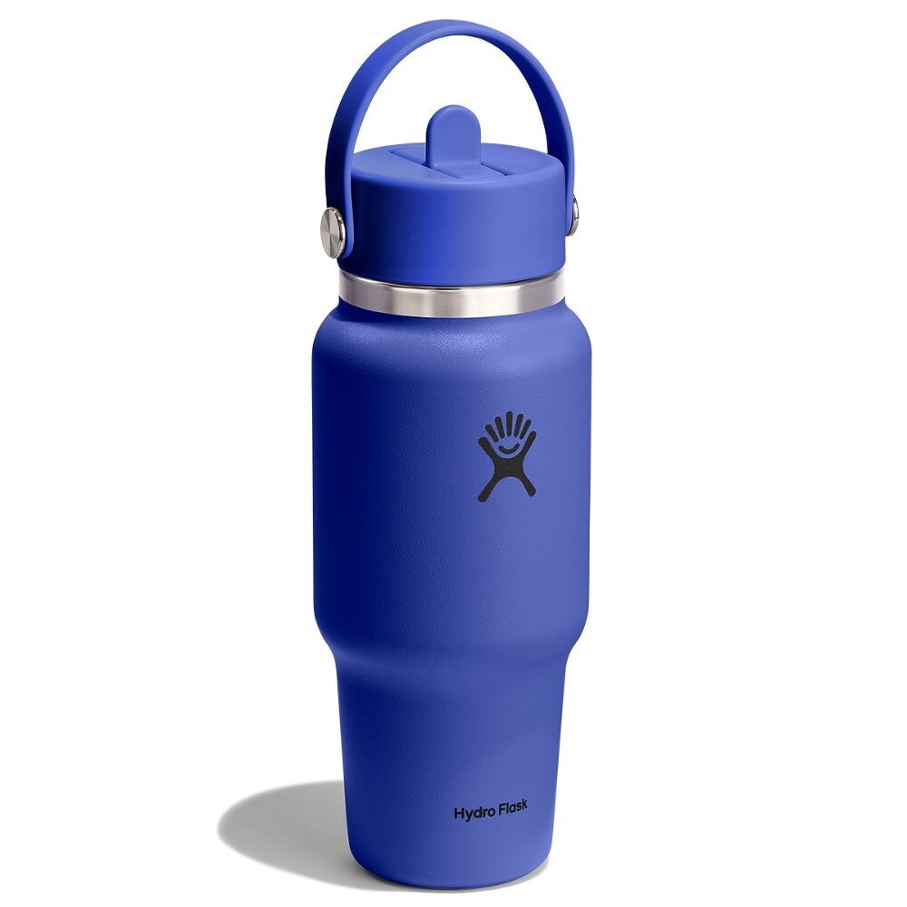 710 ML WIDE FLEX STRAW TRAVEL BOTTLE CAPRI BLUE P154661P
