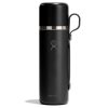 828 ML HOT FLASK AND CUP BLACK P154733P