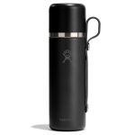 828 ML HOT FLASK AND CUP BLACK P154733P 
