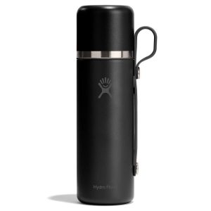 828 ML HOT FLASK AND CUP BLACK P154733P 