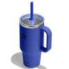 946 ML TRAVEL TUMBLER CLEAR LID CAPRI BLUE P154712P