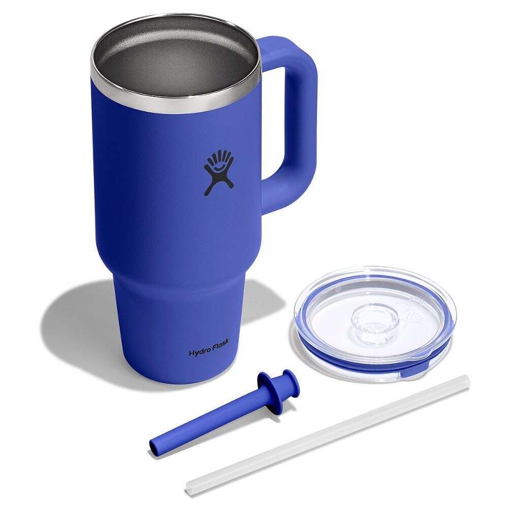 946 ML TRAVEL TUMBLER CLEAR LID CAPRI BLUE P154712P