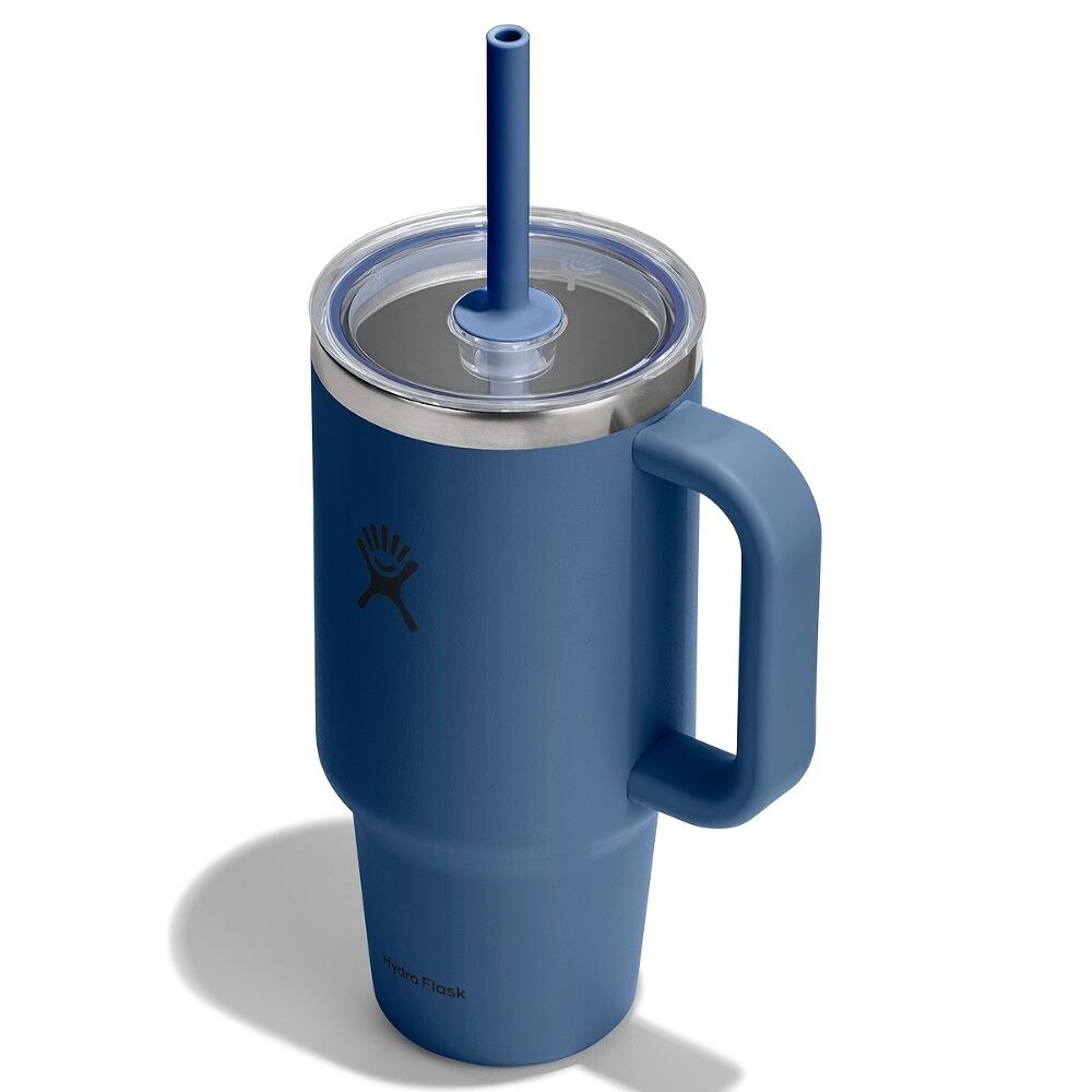 946 ML TRAVEL TUMBLER CLEAR LID HARBOR BLUE P154714P