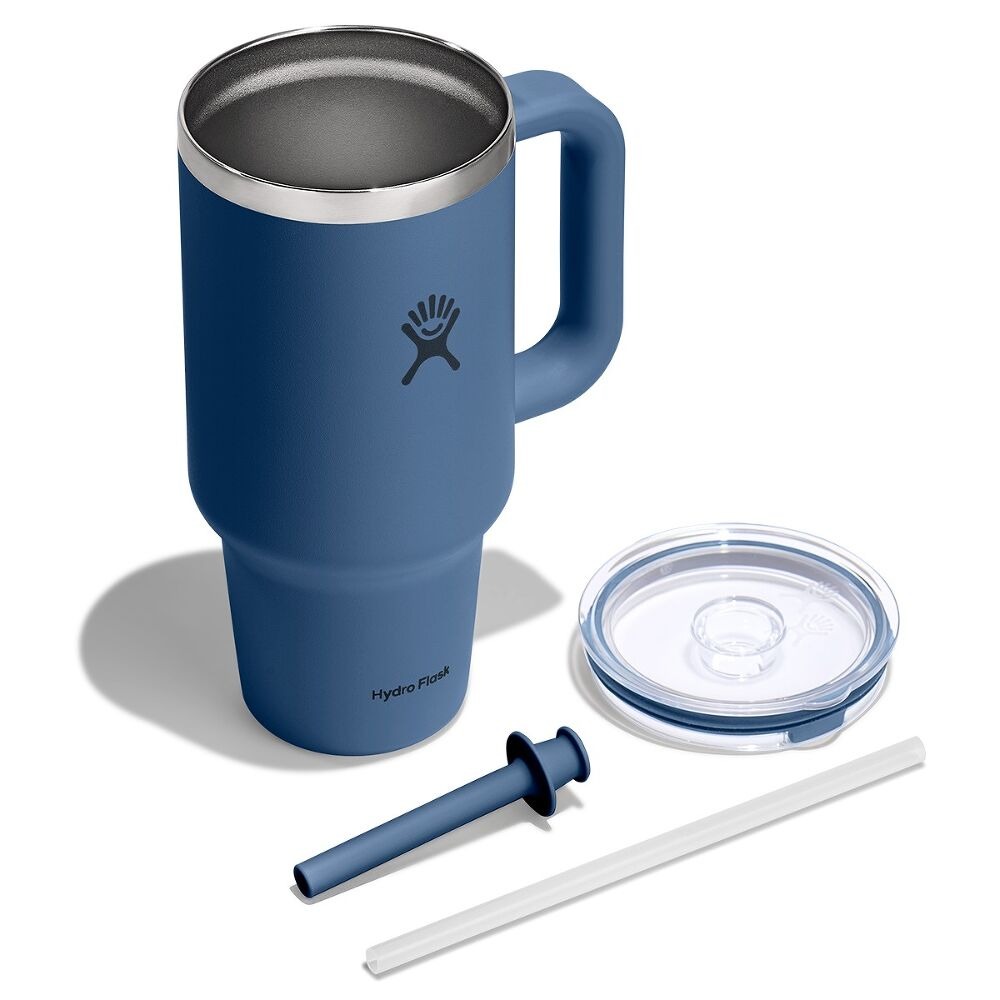 946 ML TRAVEL TUMBLER CLEAR LID HARBOR BLUE P154714P