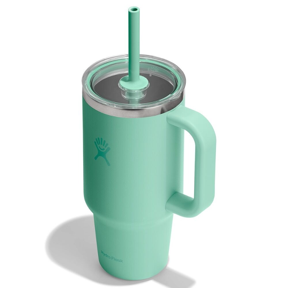 946 ML TRAVEL TUMBLER CLEAR LID MERMAID GREEN P154713P