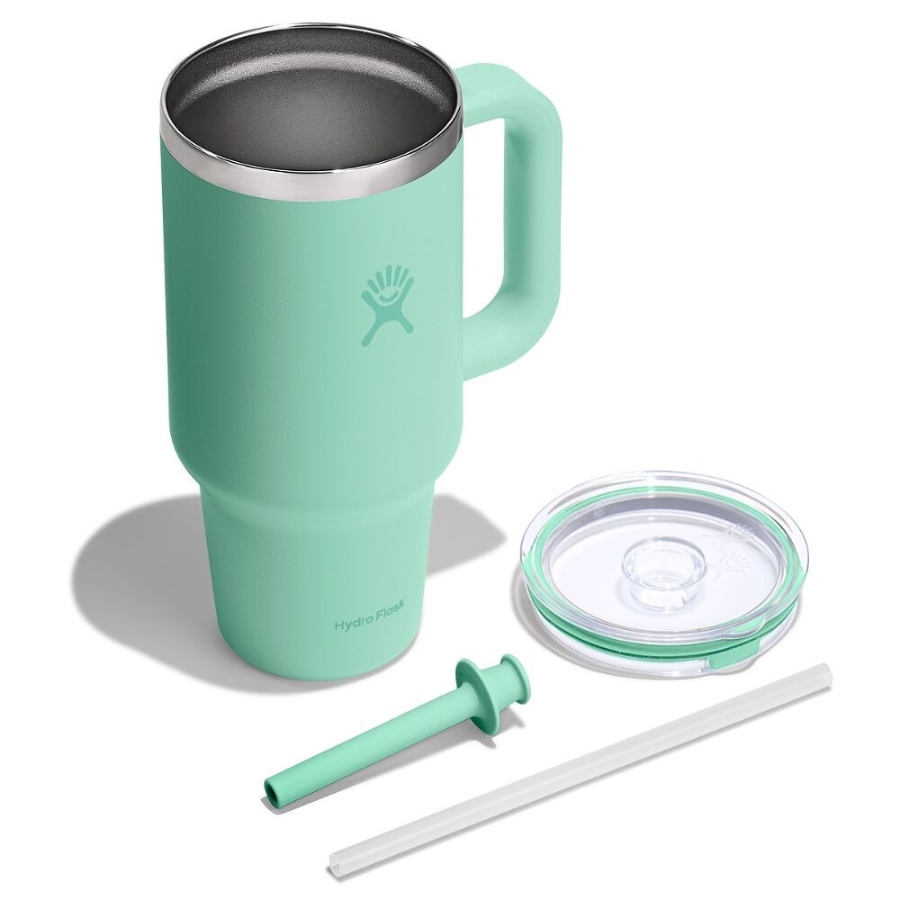 946 ML TRAVEL TUMBLER CLEAR LID MERMAID GREEN P154713P