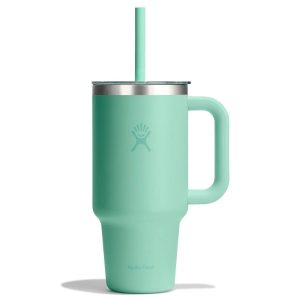 946 ML TRAVEL TUMBLER CLEAR LID MERMAID GREEN P154713P 