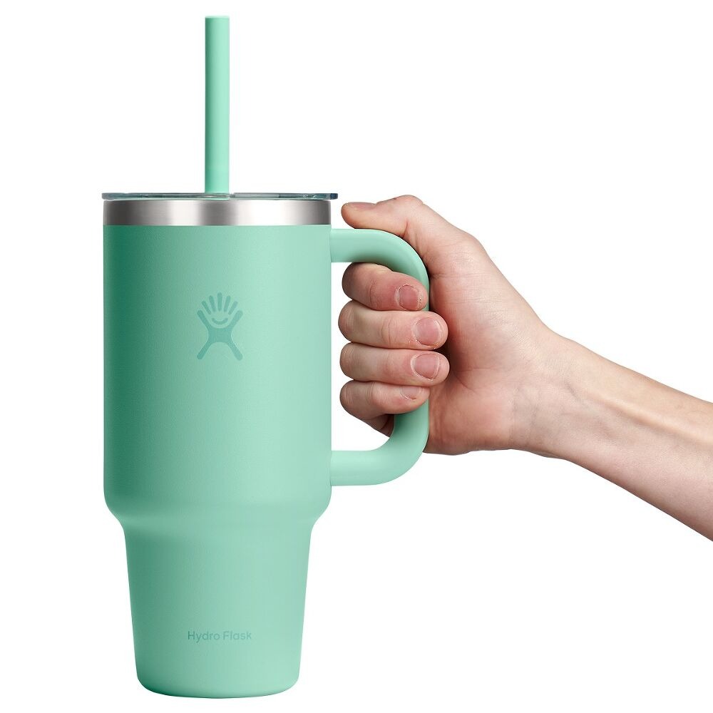 946 ML TRAVEL TUMBLER CLEAR LID MERMAID GREEN P154713P