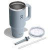 946 ML TRAVEL TUMBLER CLEAR LID SHALE GRAY P154715P