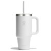 946 ML TRAVEL TUMBLER CLEAR LID WHITE P154720P
