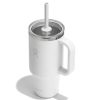 946 ML TRAVEL TUMBLER CLEAR LID WHITE P154720P