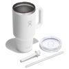 946 ML TRAVEL TUMBLER CLEAR LID WHITE P154720P