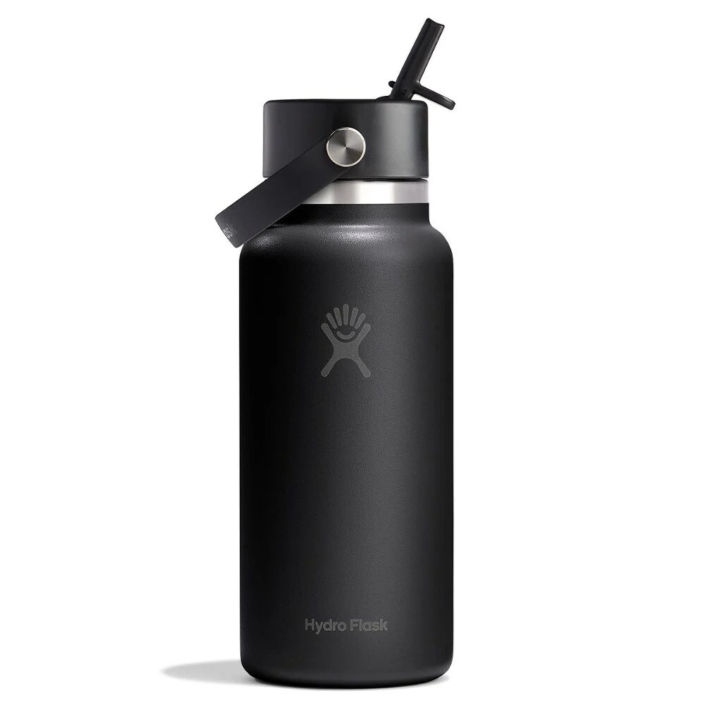 946 ML WIDE FLEX STRAW CAP BLACK P154665P PM-W32CFS001