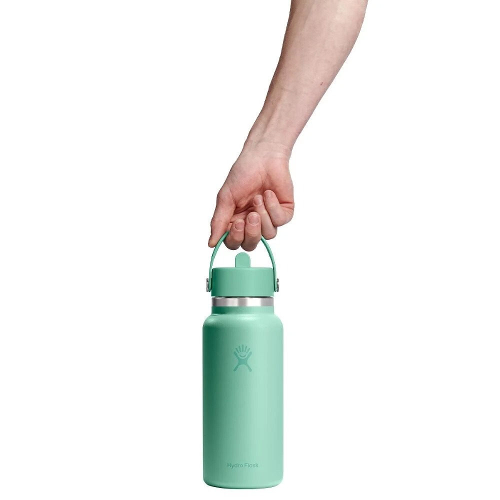 946 ML WIDE FLEX STRAW CAP MERMAID GREEN P154667P