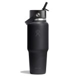 946 ML WIDE FLEX STRAW TRAVEL BOTTLE BLACK P154675P 